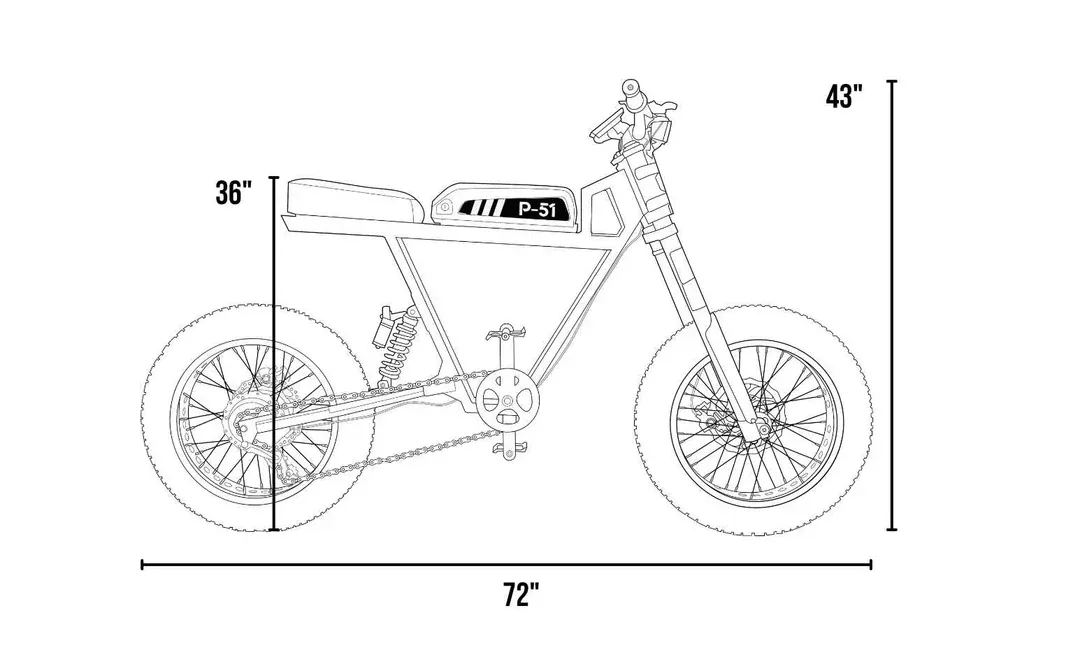 P-51 Electric Bikes - Bullet Gen 3 - Image 14